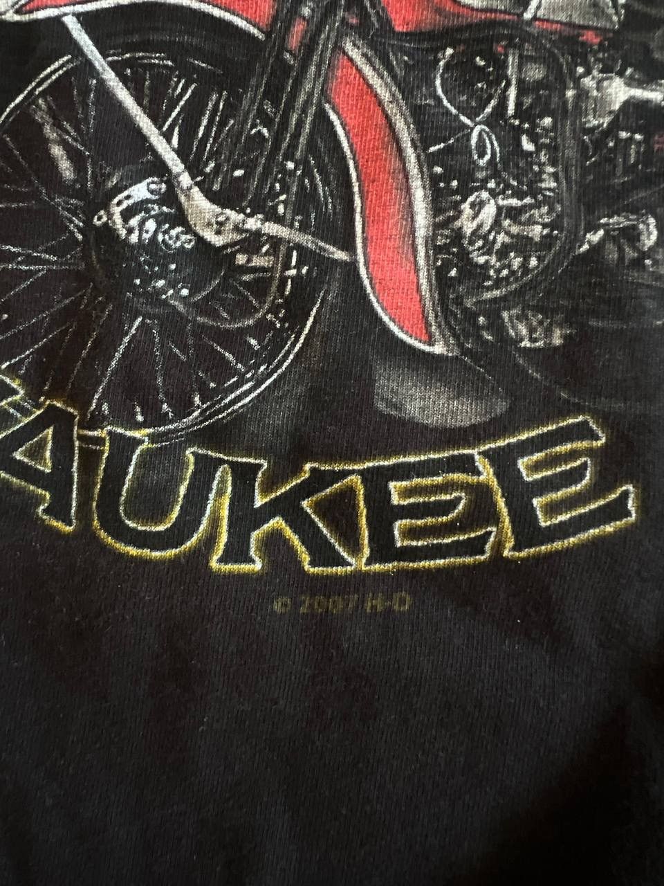 Harley Davidson × Vintage Harley Davidson 2007 t-shirt rare VIntage Hanes collection Size US XL / EU 56 / 4 - 3 Thumbnail