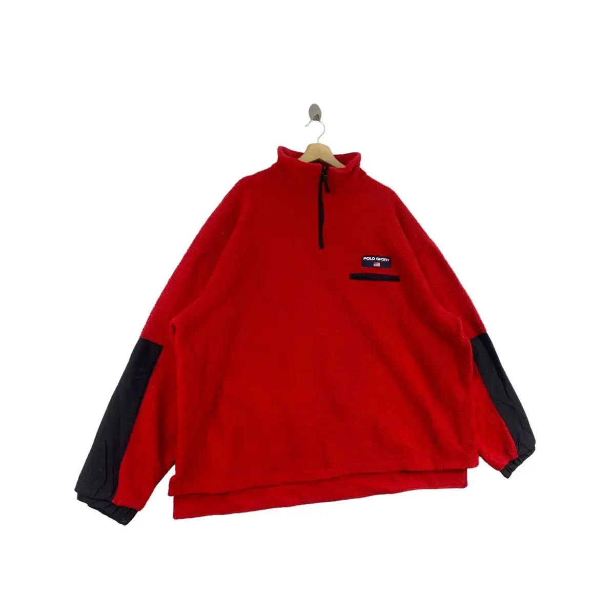 Polo Ralph Lauren Vintage POLO SPORT RALPH LAUREN Made In USA Fleece Size US XXL / EU 58 / 5 - 4 Thumbnail