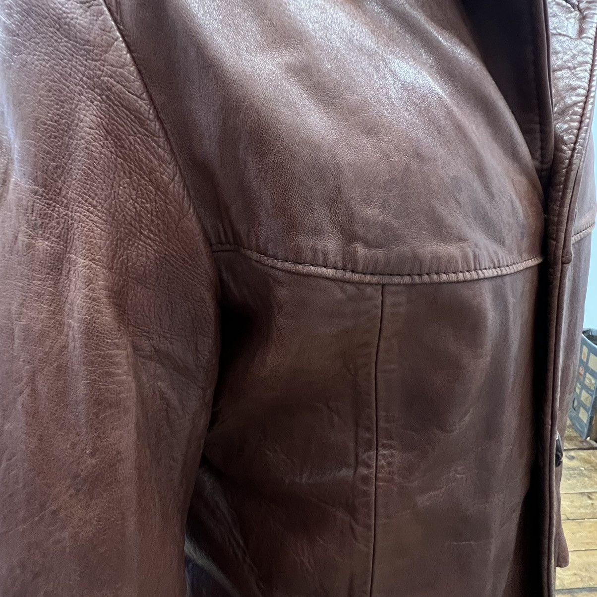 Weber Webers Deerskin vintage leather coat Size US L / EU 52-54 / 3 - 4 Thumbnail
