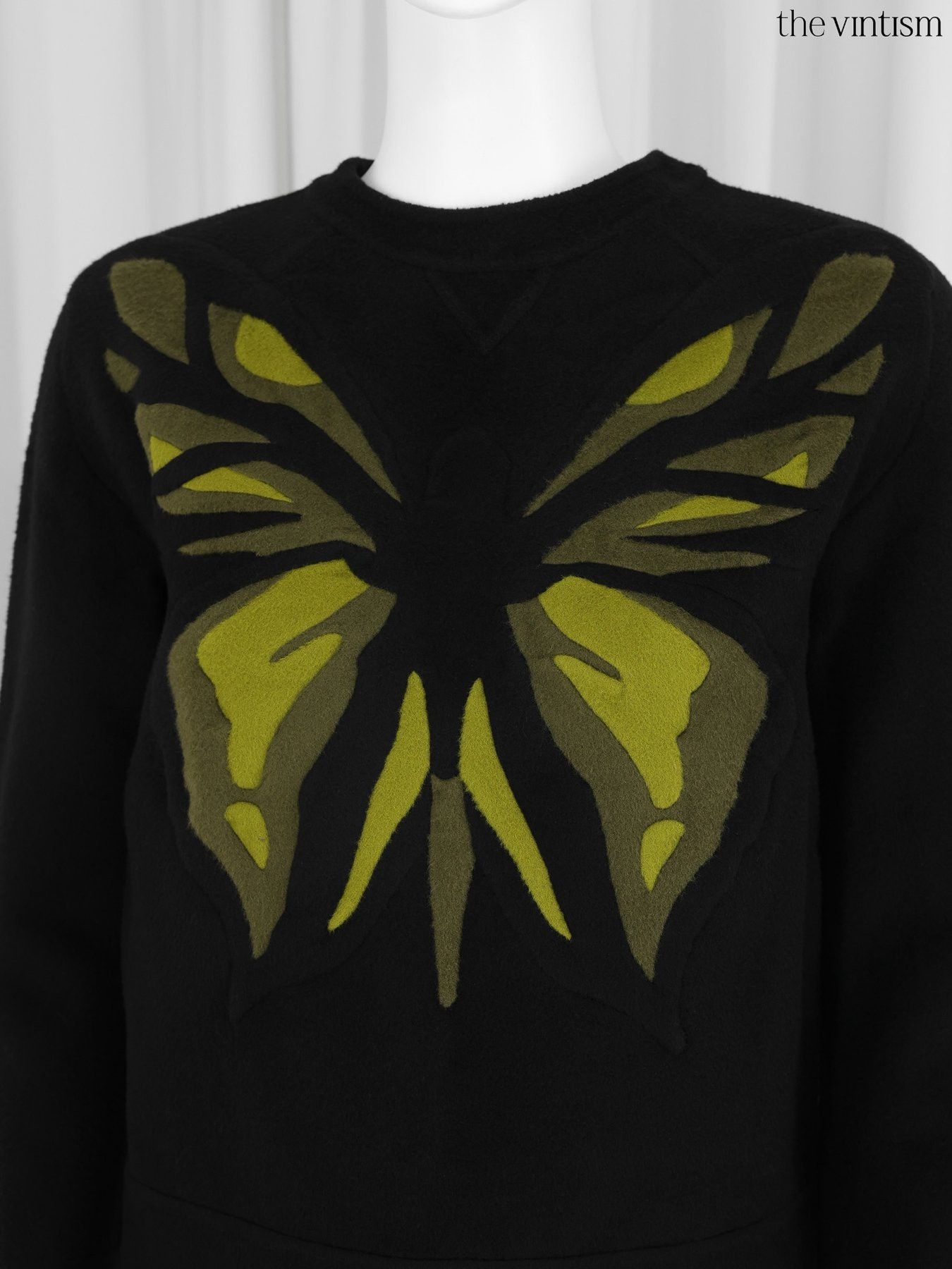 Valentino Valentino Black Virgin Wool & Cashmere Double-Faced Sweater Size S / US 4 / IT 40 - 3 Thumbnail
