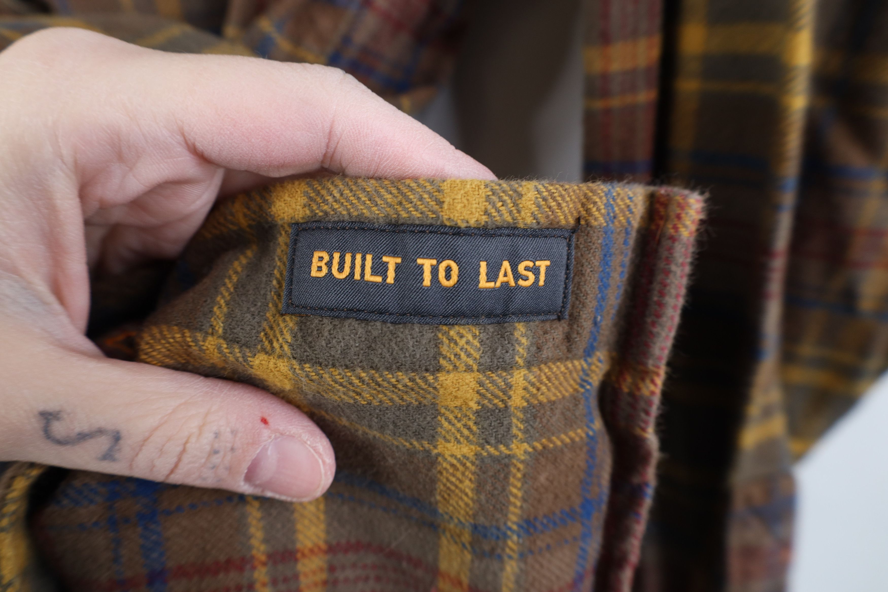 Ariat Ariat Rebar Heavyweight Flannel Collared Button Shirt Plaid Size US S / EU 44-46 / 1 - 9 Thumbnail