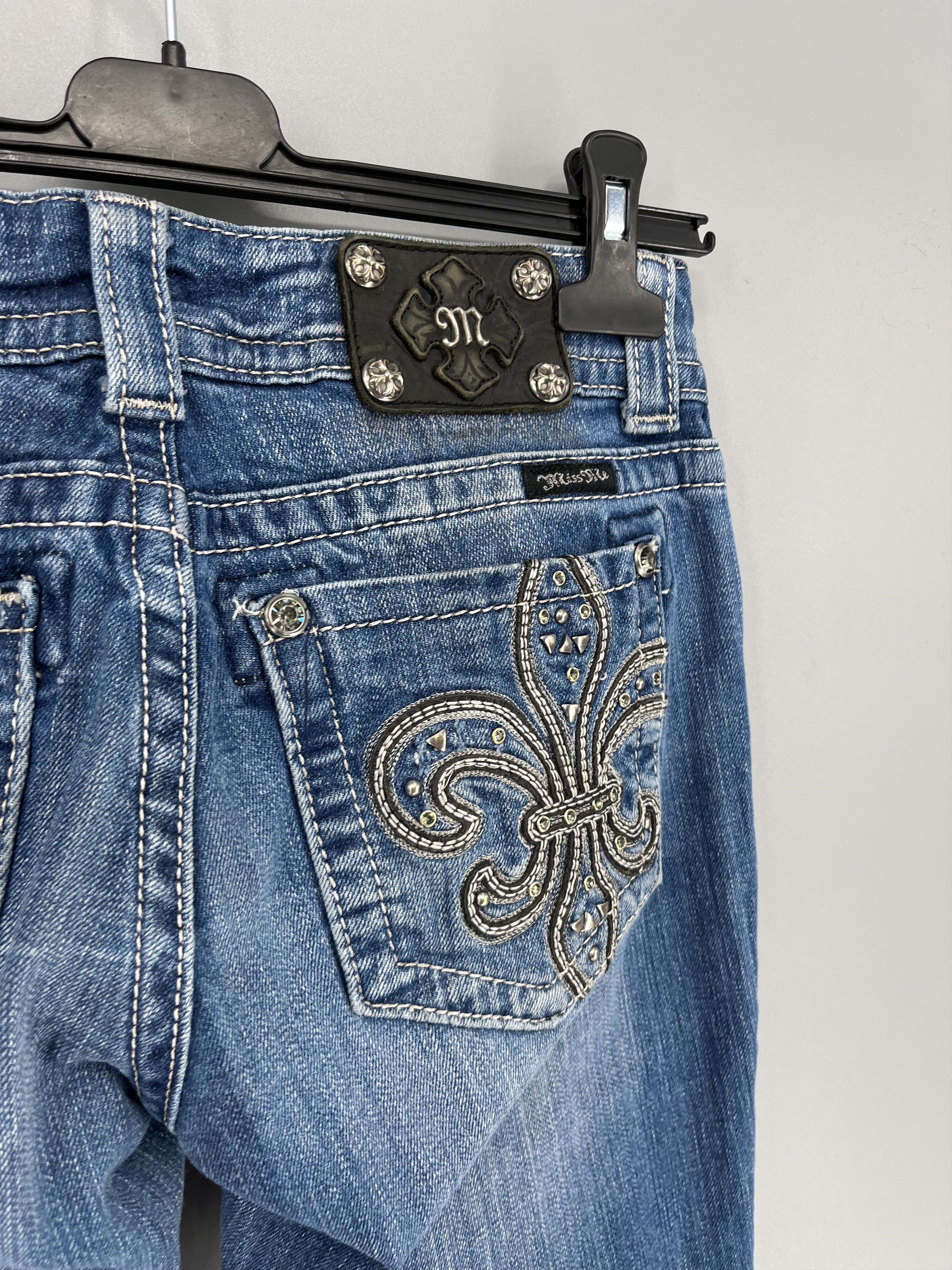 Hysteric Glamour × Japanese Brand × Miss Me Miss Me CRAZY Hysteric Glamour Chrome Hearts Style Jeans Size 28" / US 6 / IT 42 - 13 Thumbnail