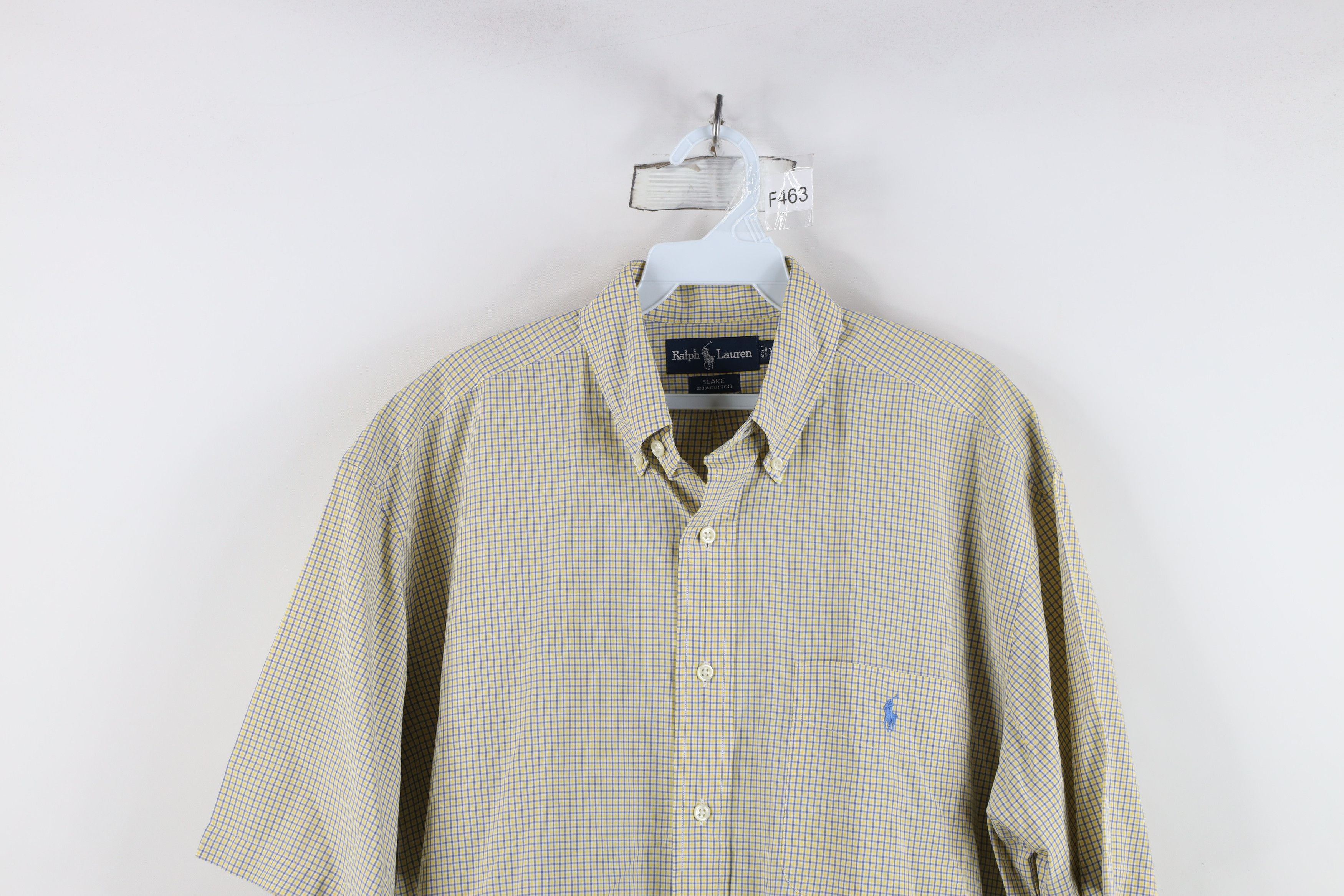 Polo Ralph Lauren Vintage 90s Ralph Lauren Short Sleeve Collared Button Shirt Size US M / EU 48-50 / 2 - 2 Thumbnail