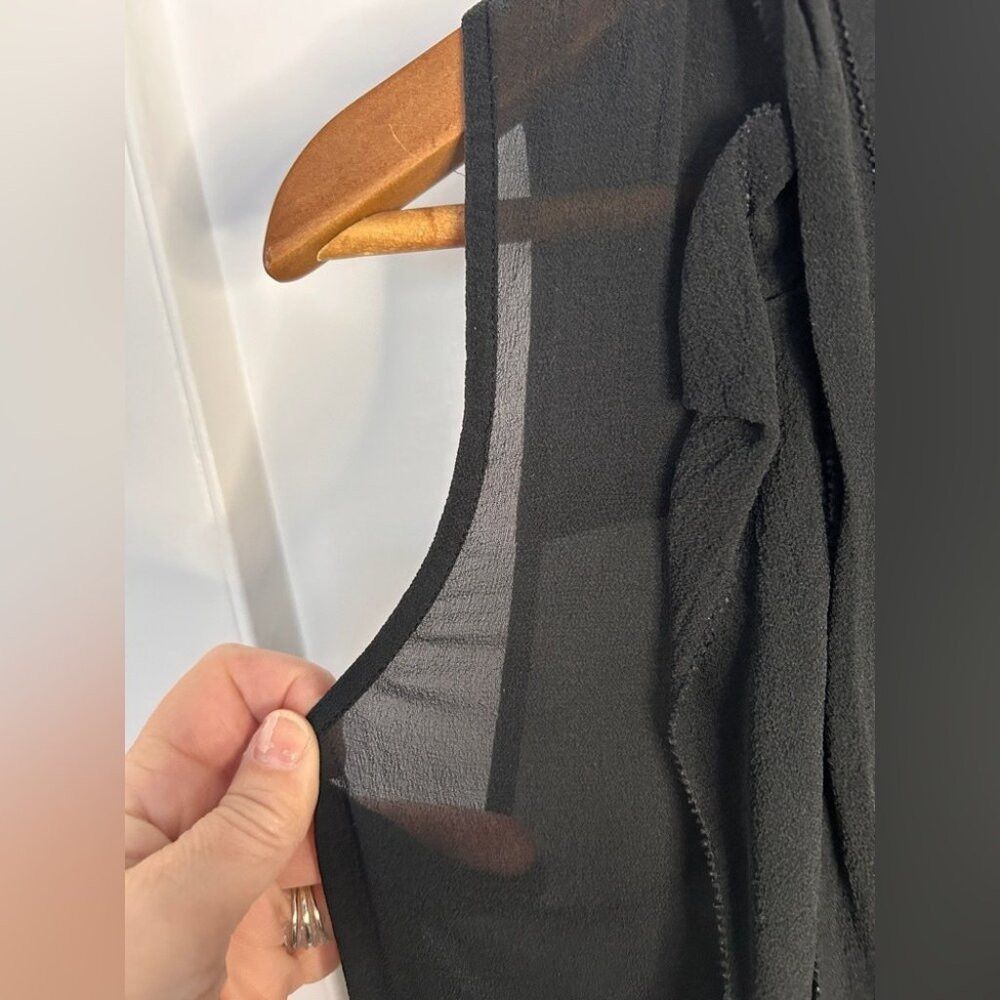 Aritzia Babaton 100% Silk Sleeveless Benedict Dress in Black Size X Size XS / US 0-2 / IT 36-38 - 8 Thumbnail