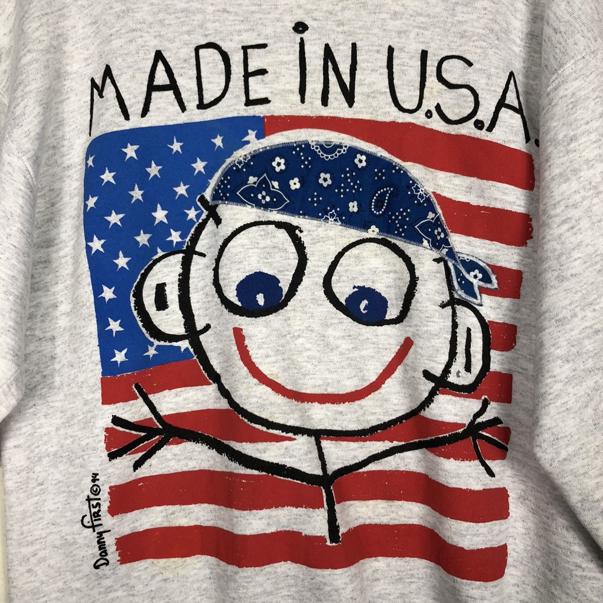 Vintage Danny First Vintage Made In USA sweatshirt Big Logo Medium Size US M / EU 48-50 / 2 - 10 Thumbnail