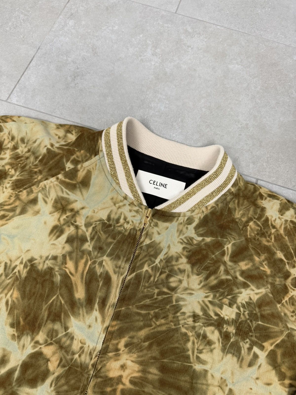 Celine Celine SS22 Tie and Dye Bomber Size US L / EU 52-54 / 3 - 4 Thumbnail