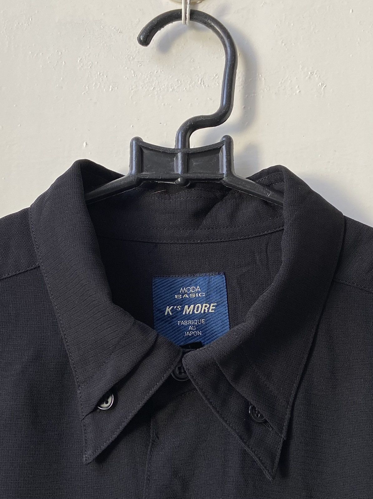 Isamu Katayama Backlash K’S Kadoya MORE MODA BASIC Black Shirt Size US L / EU 52-54 / 3 - 14 Thumbnail