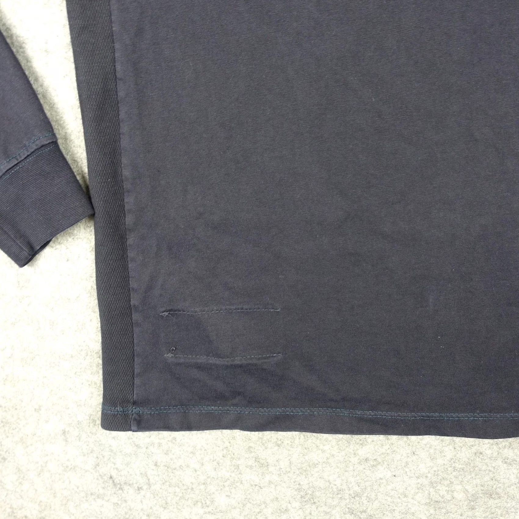 Vintage Bulwark FR Shirt Mens Medium Blue Long Sleeve Mock Neck Flame Resistant CAT2 Size US M / EU 48-50 / 2 - 5 Thumbnail