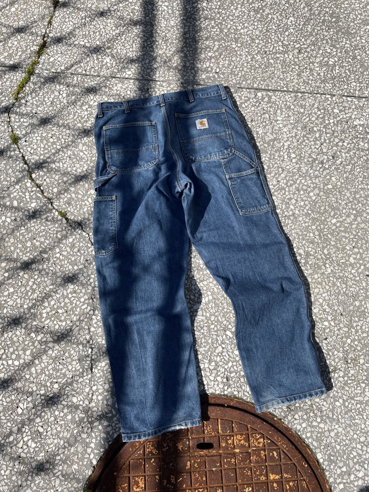 Carhartt Carhartt Single Knee Baggy Denim Pants Vintage Size US 34 / EU 50 - 2 Thumbnail