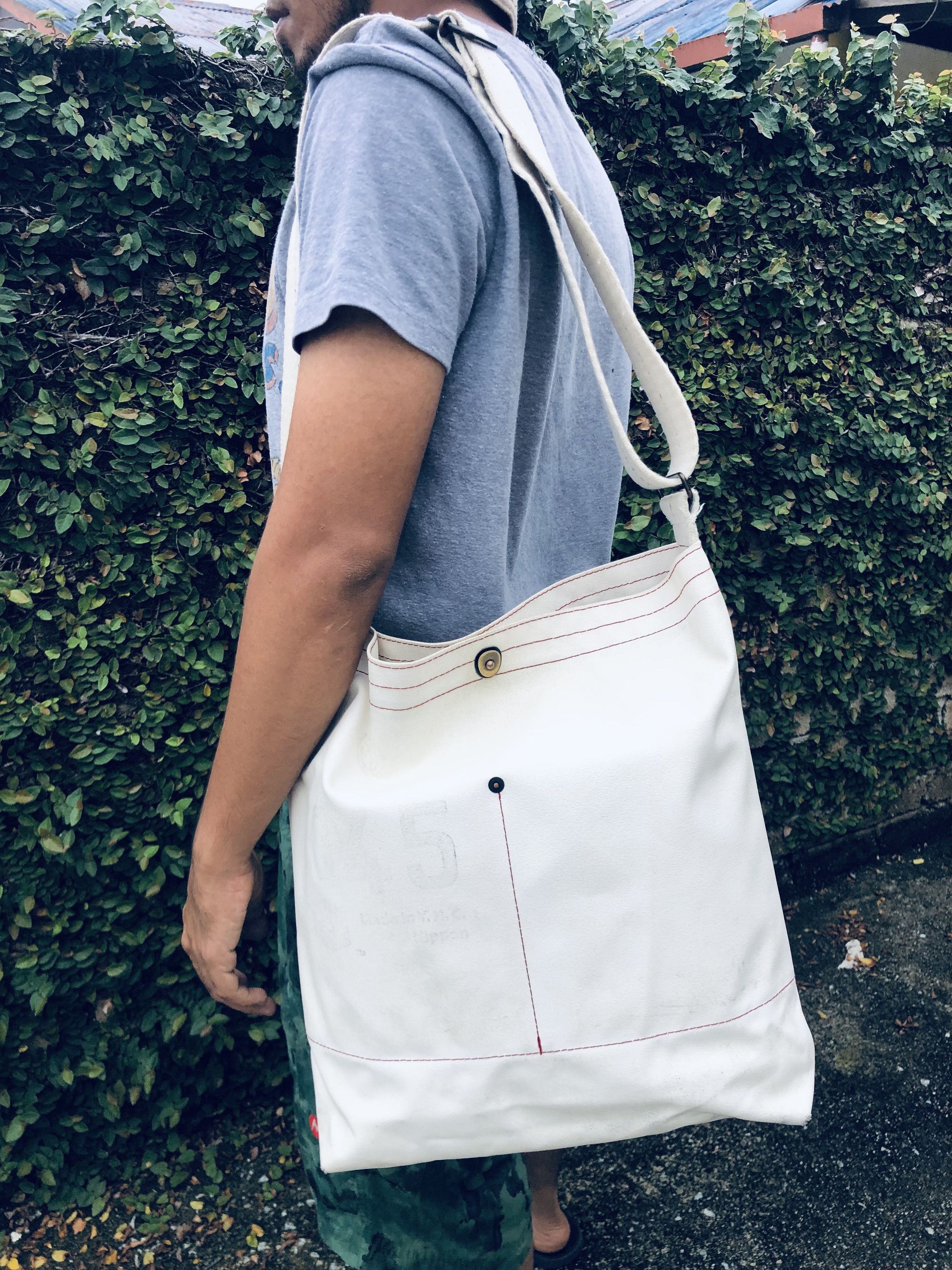 Japanese Brand 045 Yokohama Canvas Crossbody BAG Nippon Made Size ONE SIZE - 21 Thumbnail
