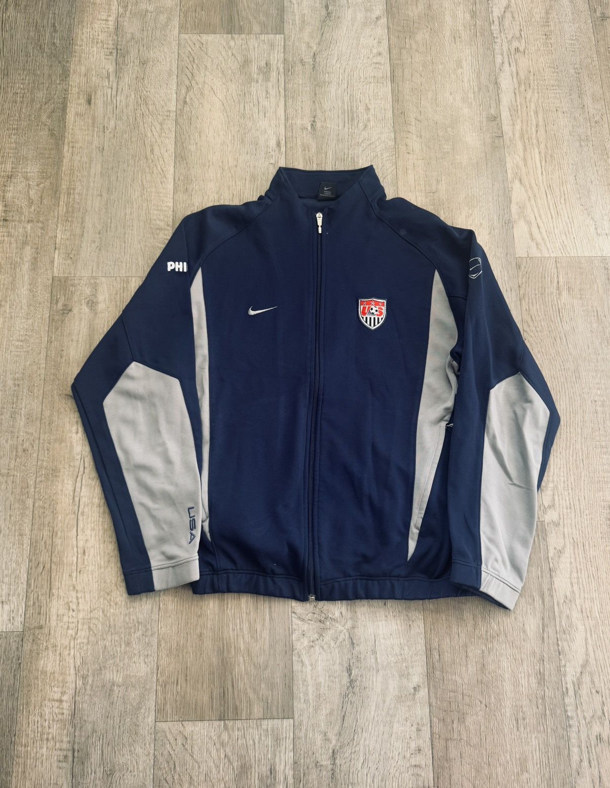 Nike Nike USA Y2K Soccer Jacket Size US L / EU 52-54 / 3 - 1 Thumbnail