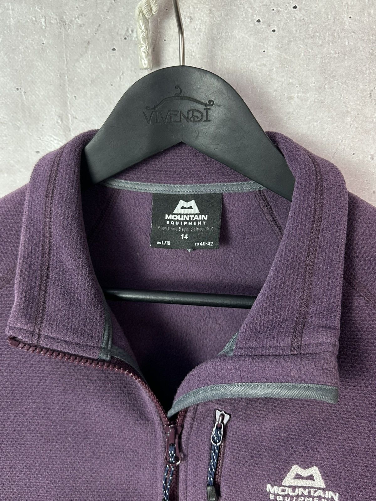 Mountain Equipment Mountain Equipment Litmus Women’s Long Sleeve Fleece Jacket Size L / US 10 / IT 46 - 3 Thumbnail