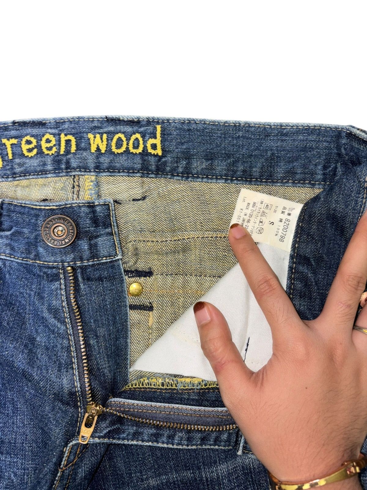 Diesel Vintage Japanese Brand Rusty Wash Distressed Jeans Size US 31 - 5 Thumbnail