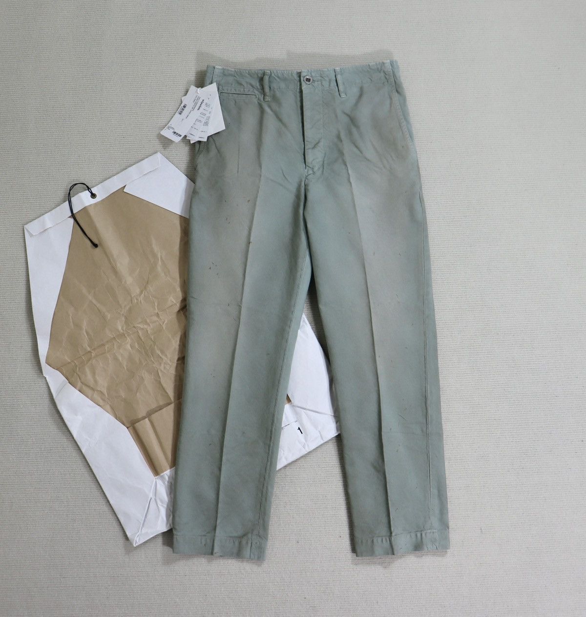 Visvim VISVIM CHINO PANTS HW TAPER DMGD | Grailed