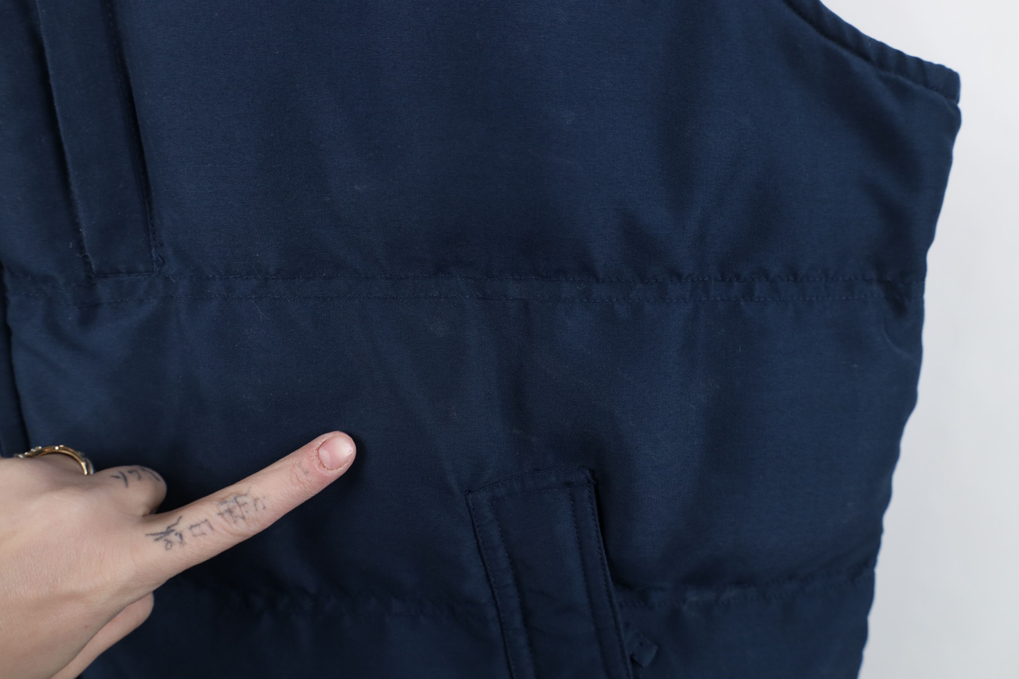 Vintage Vintage 90s Streetwear Full Zip Puffer Vest Jacket Blue Size US XXL / EU 58 / 5 - 4 Thumbnail