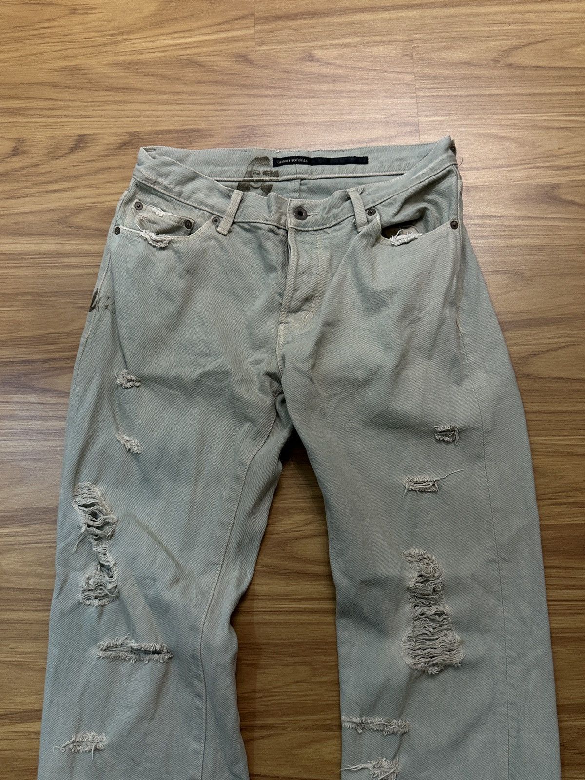 Kiminori Morishita Kiminori Morishita Laser Printed Naked Girl Denim Pant Size US 32 / EU 48 - 5 Thumbnail