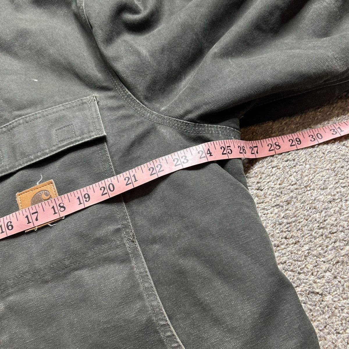 Carhartt × Vintage Carhartt c26 mos green workwear faded jacket Size US L / EU 52-54 / 3 - 8 Thumbnail