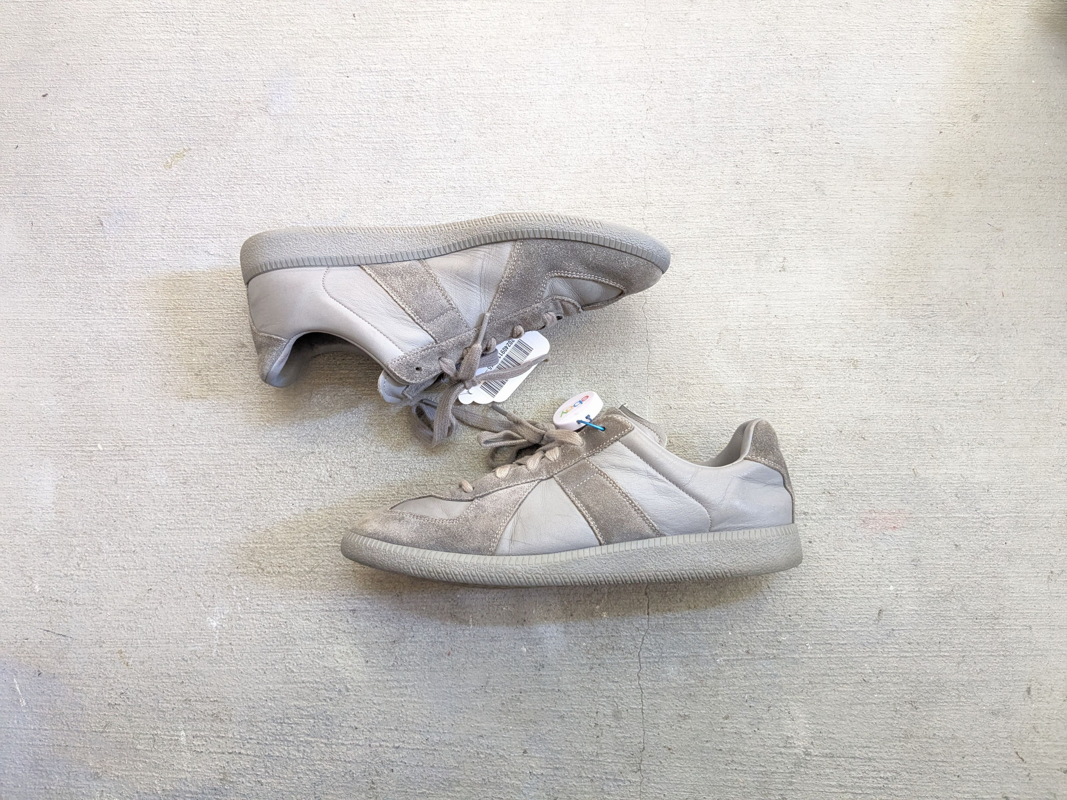 Maison Margiela GAT Replica Gray 7 40 Suede Leather