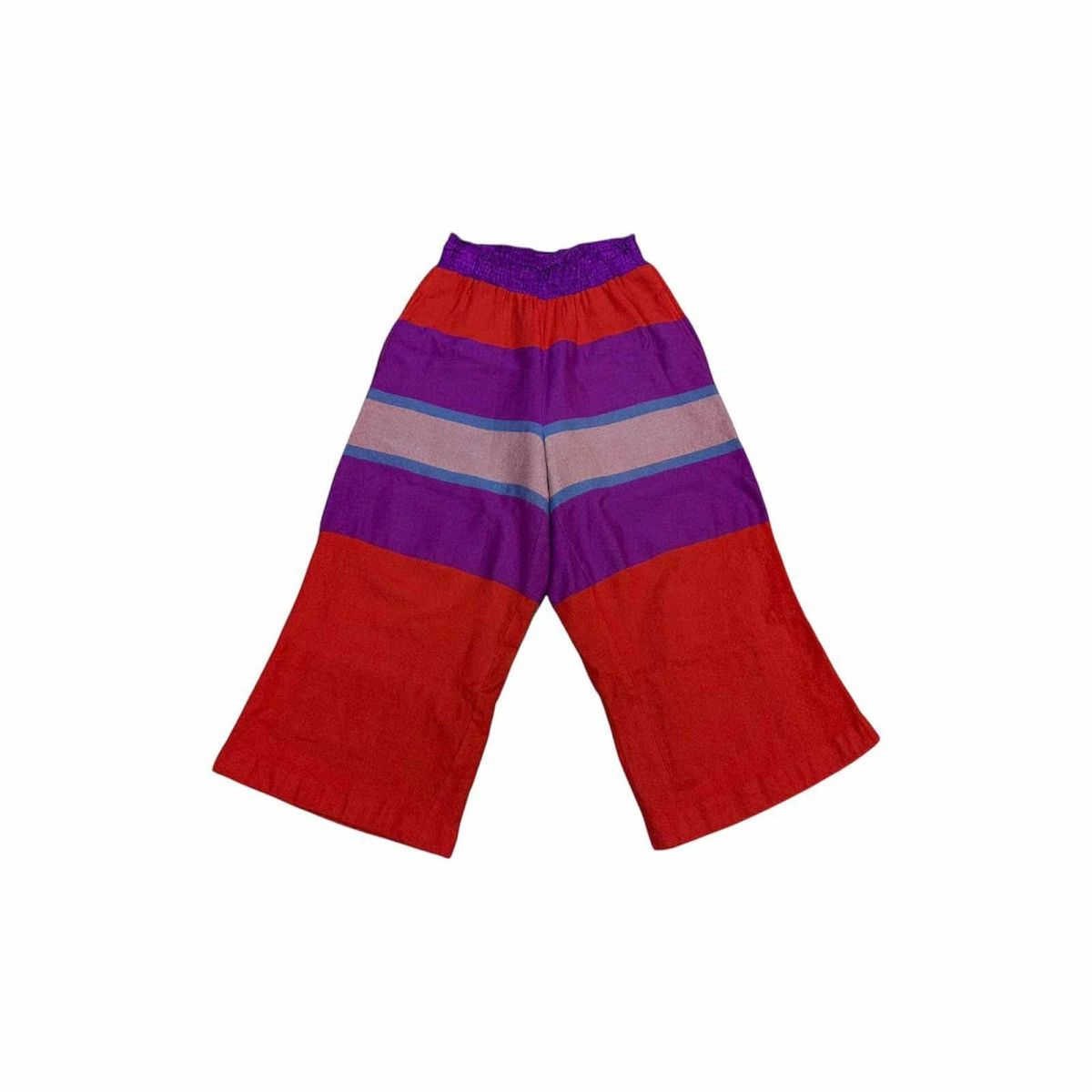 Issey Miyake 🔥Archived Tsumori Chisato Wide Legs Cropped Wool Pants Size 30" / US 8 / IT 44 - 2 Thumbnail