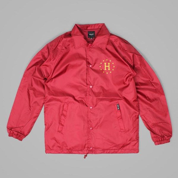 Huf HUF Recruit Coaches Jacket Red Size US M / EU 48-50 / 2 - 1 Preview
