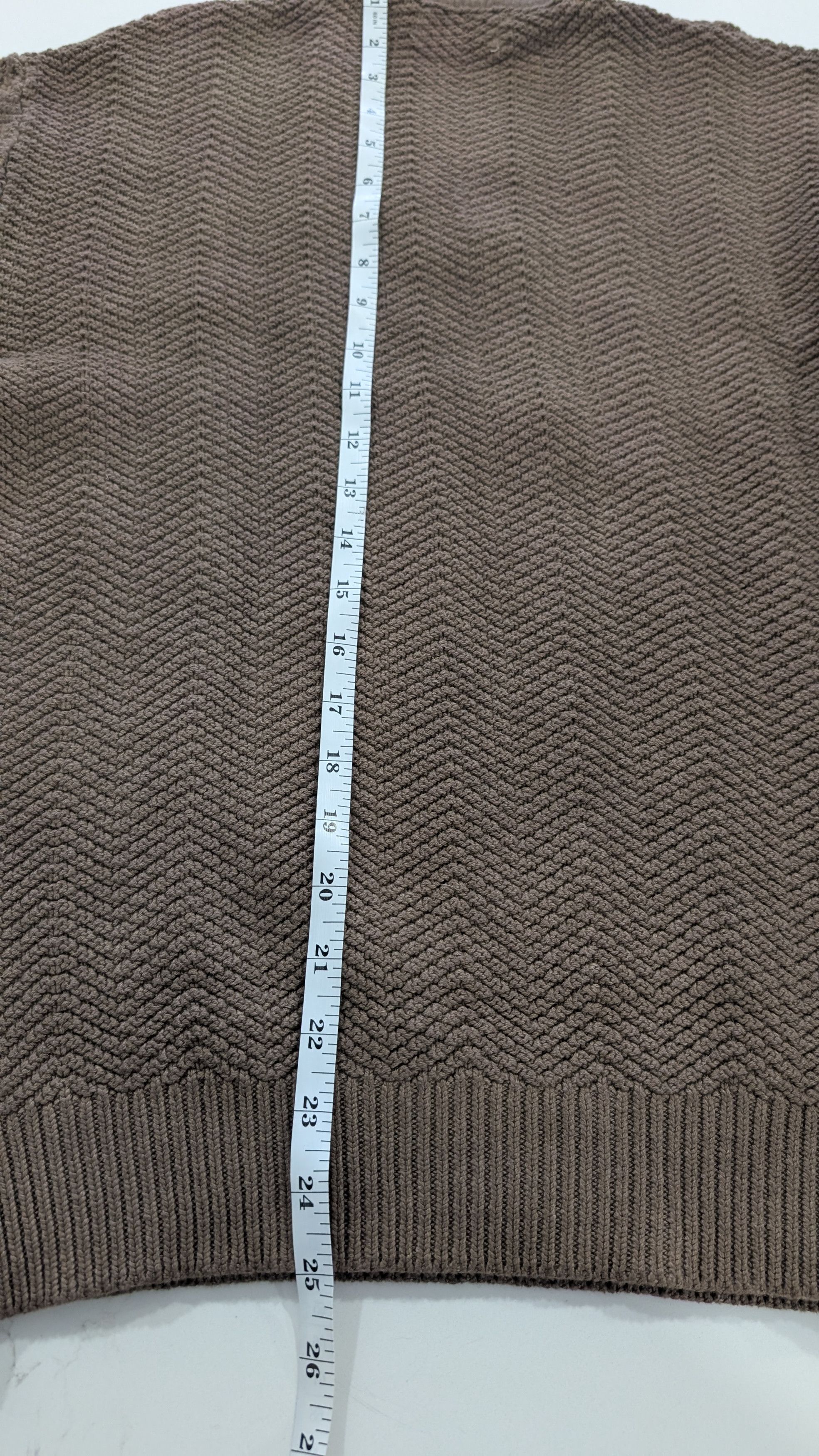 American Trench American Trench V-Neck Sweater Herringbone Knit Size US M / EU 48-50 / 2 - 11 Thumbnail