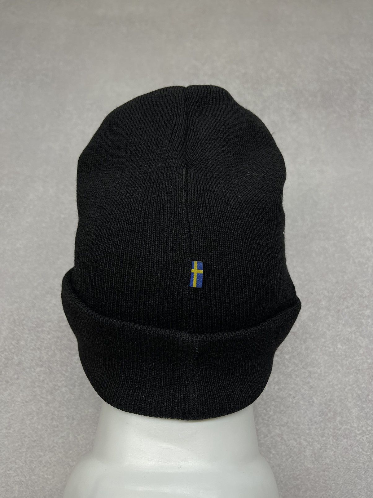 Fjallraven Mens Fjallraven Knit Wool Beanie Hat Black Size ONE SIZE - 5 Thumbnail