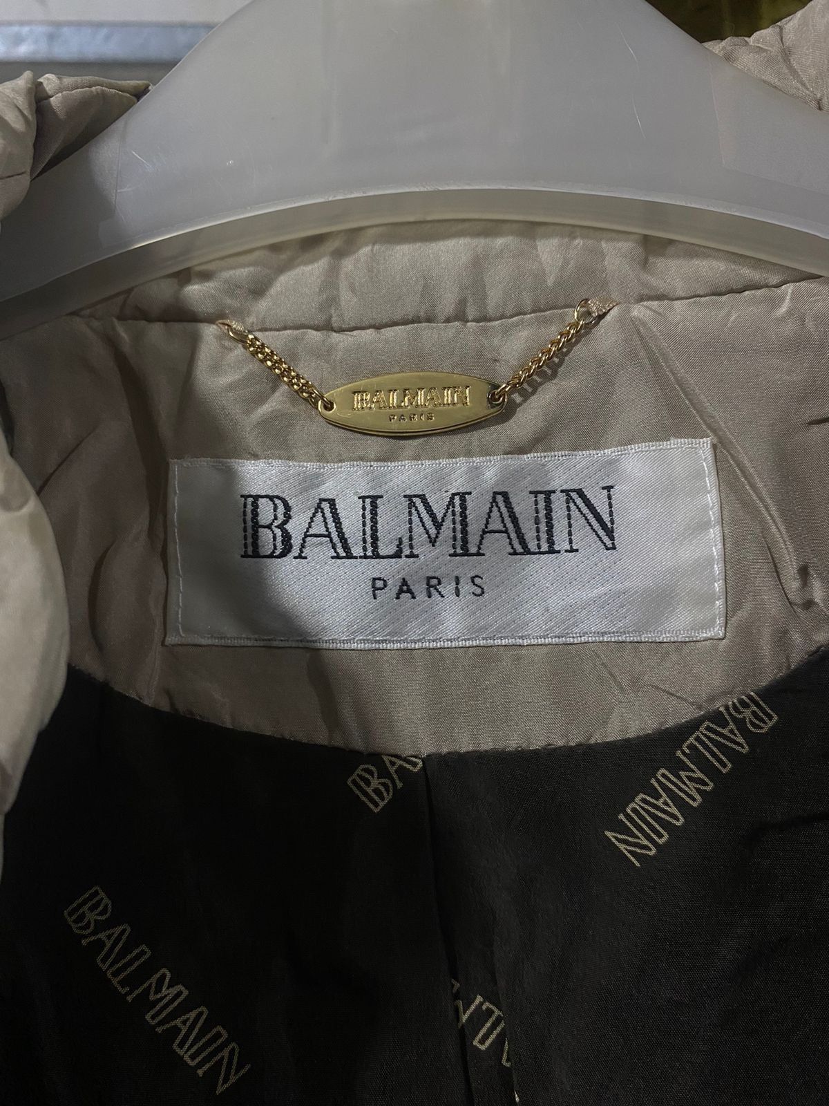 Balmain × Vintage Vintage Balmain Paris Quilted Jacket Size M / US 6-8 / IT 42-44 - 4 Thumbnail