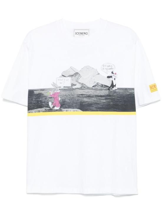 Tシャツ・カットソー ICE B ICEBERG Men T Shirts F070 63271101 White Iceberg ICE B ICEBERG Men T-Shirts F070 63271101 White | Grailed