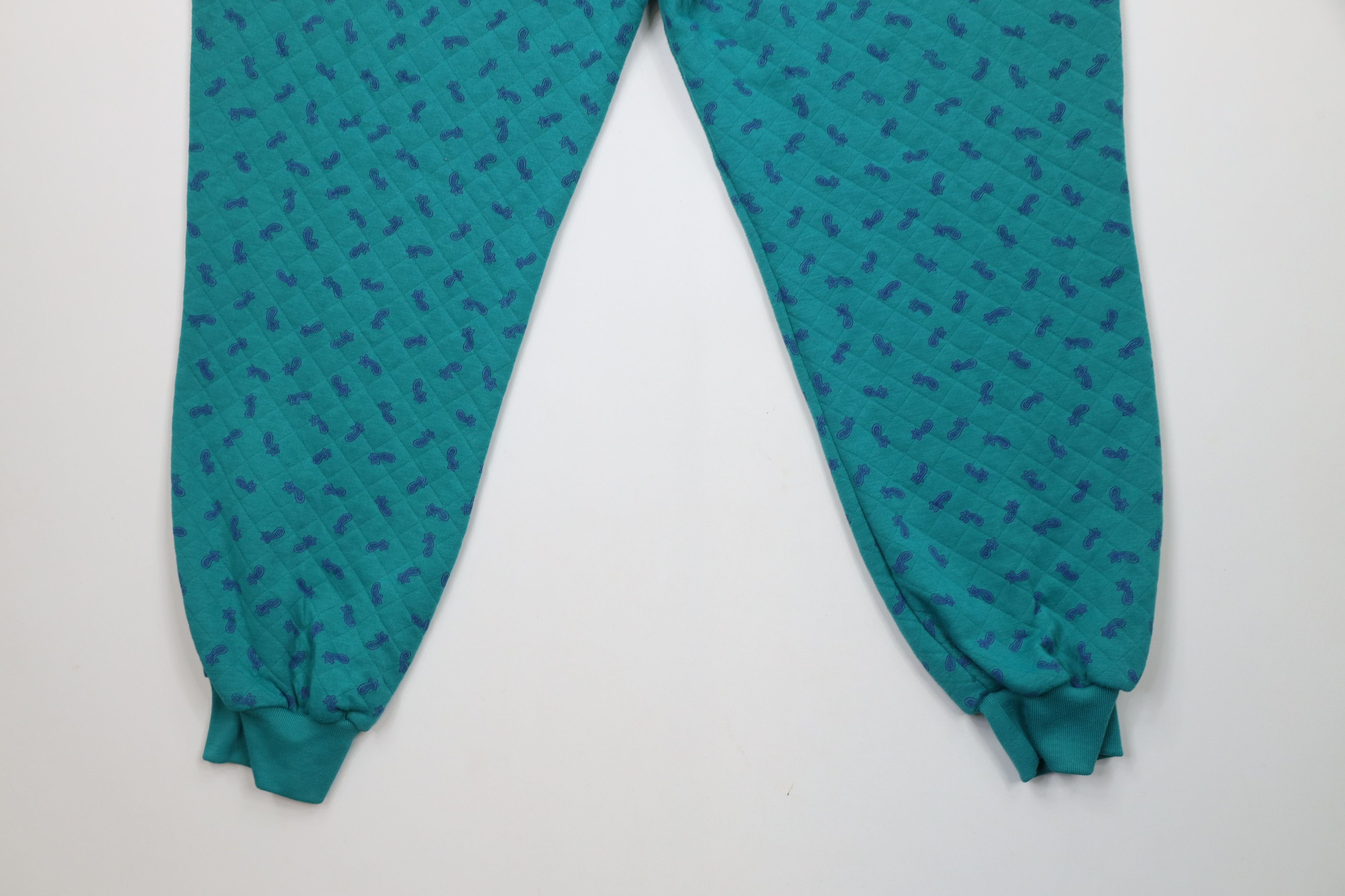 Vintage Vintage 90s Streetwear Paisley Cuffed Sweatpants Joggers Size 22" - 12 Thumbnail