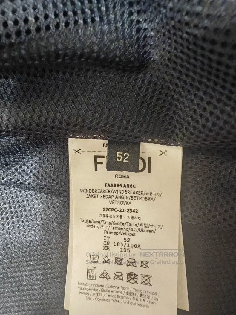 Fendi Fendi Men's Hooded Windbreaker Jacket Size US L / EU 52-54 / 3 - 4 Thumbnail