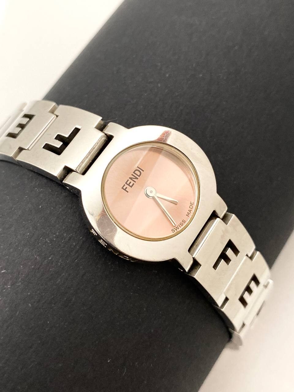 Fendi Fendi Logo Stainless Steel Bracelet Quartz Wrist Watch Y2K Size ONE SIZE - 8 Thumbnail