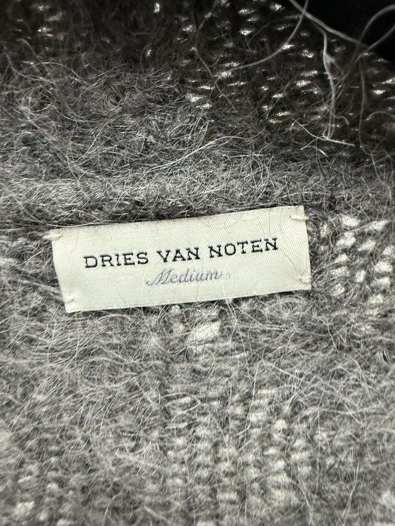 Dries Van Noten Dries van noten Mohair check knit cardigan shirt 2506-Nexta Size US M / EU 48-50 / 2 - 5 Thumbnail