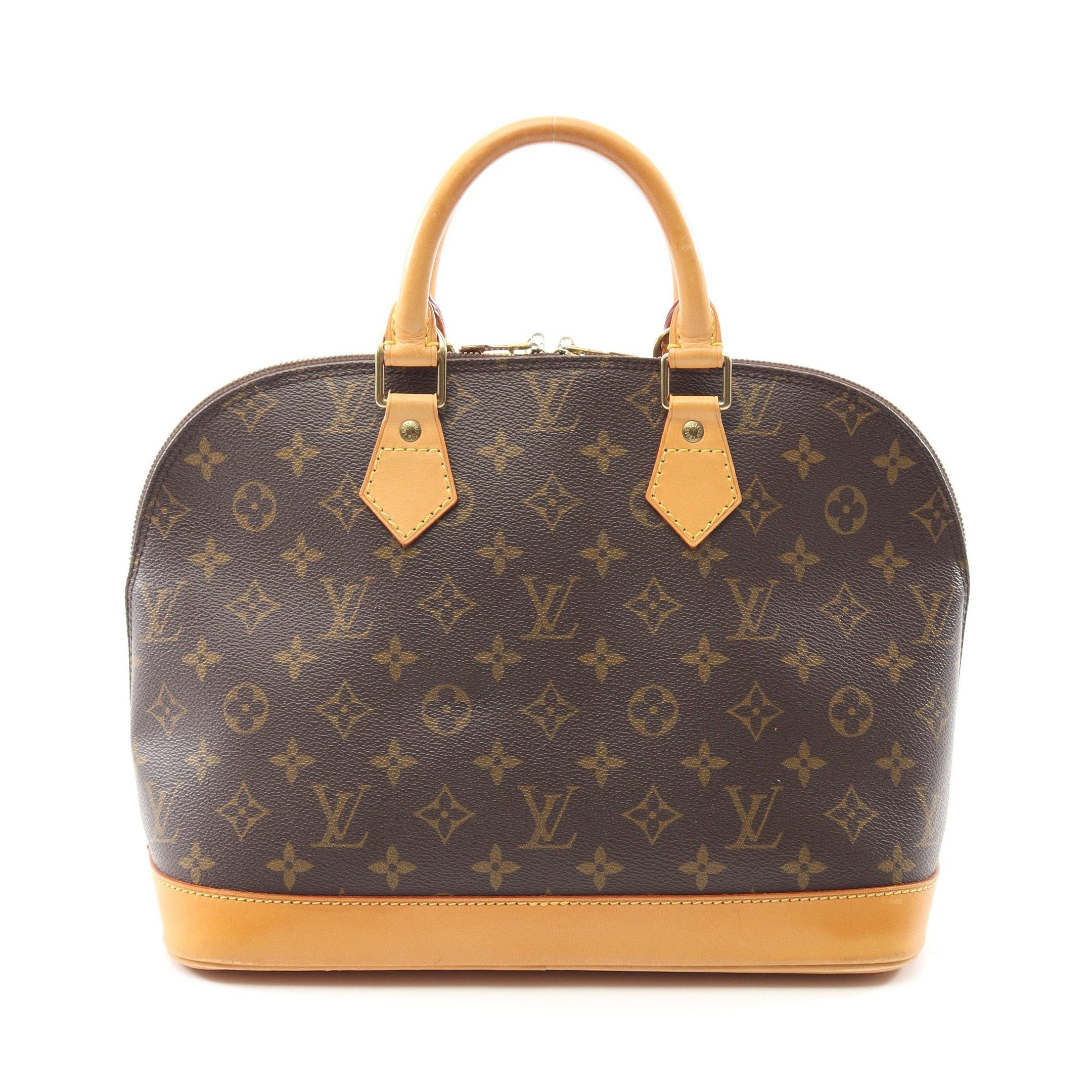 Louis Vuitton Louis Vuitton Alma Pm Monogram Handbag Leather Brown Size ONE SIZE - 1 Thumbnail