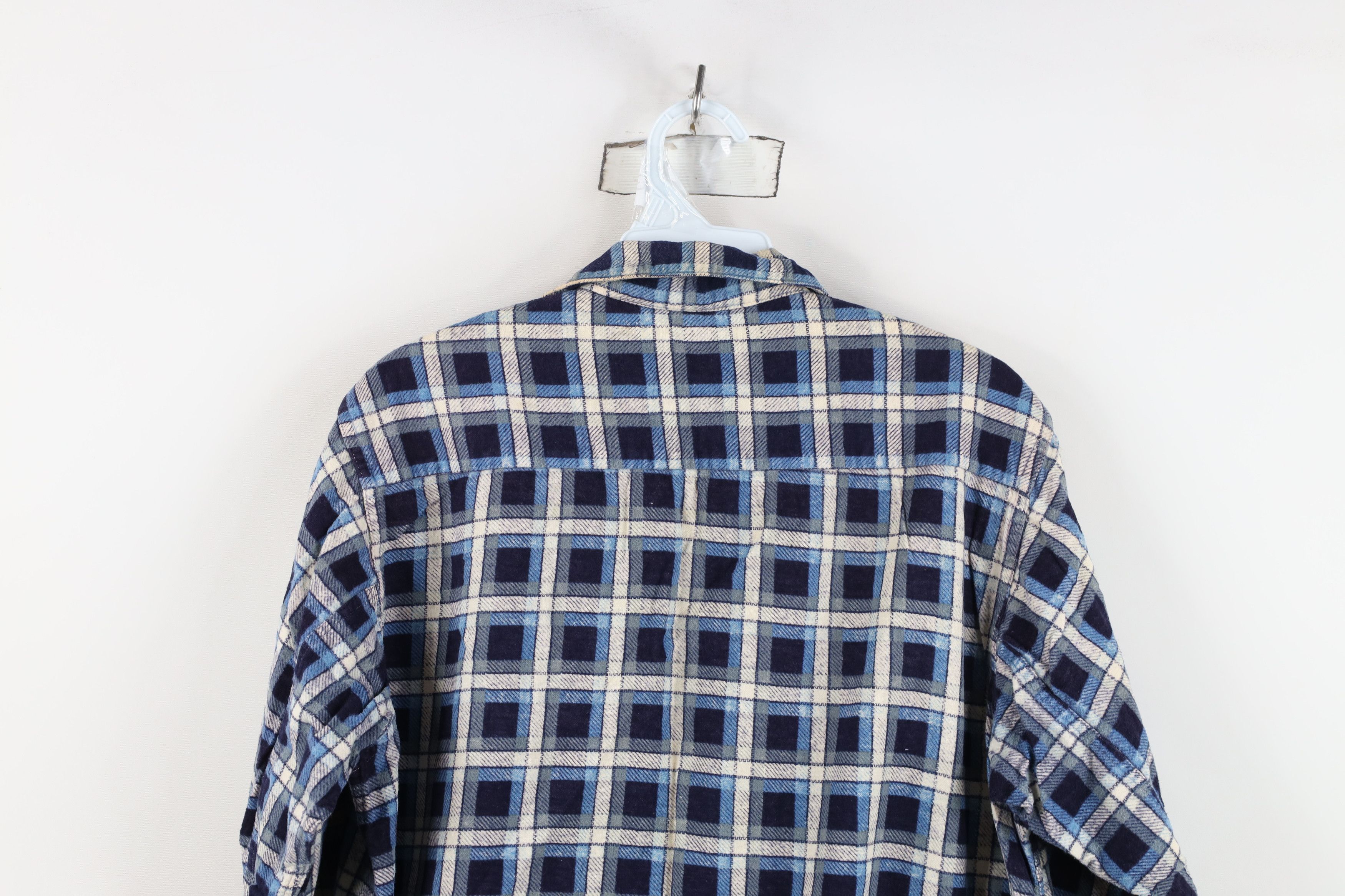Vintage Vintage 60s 70s Streetwear Flannel Collared Button Shirt Size US M / EU 48-50 / 2 - 13 Thumbnail