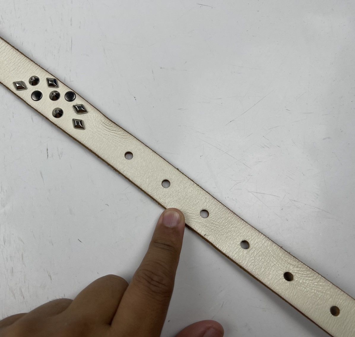 Seditionaries studded leather belt tc4 Size 32 - 3 Thumbnail