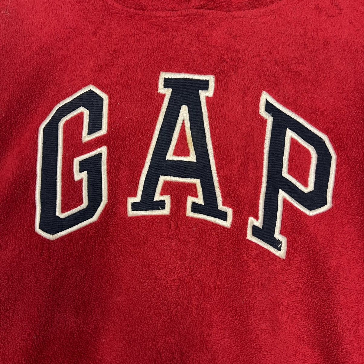 Gap Vintage 90's GAP Kids Big Logo Fleece Hoodies #4107-C187 Size US XXL / EU 58 / 5 - 3 Thumbnail