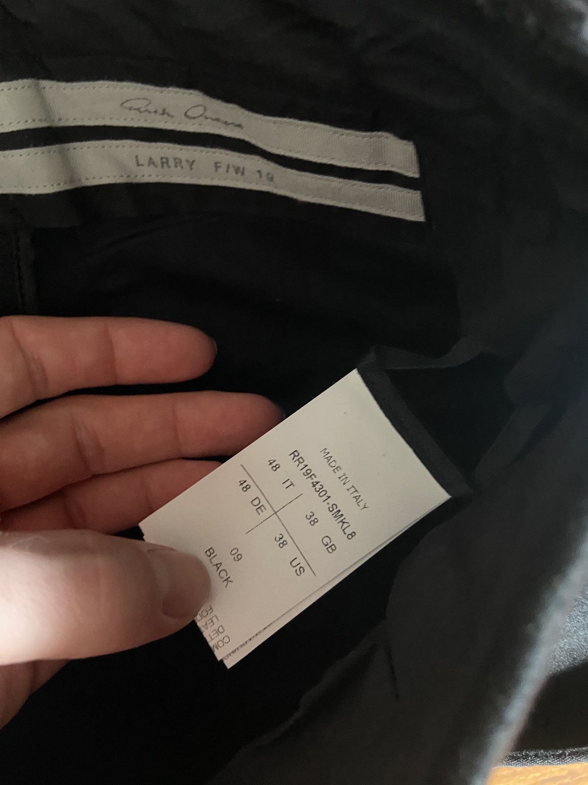 Rick Owens Rick Owens runway Larry patch pants Size US 38 / EU 54 - 10 Thumbnail