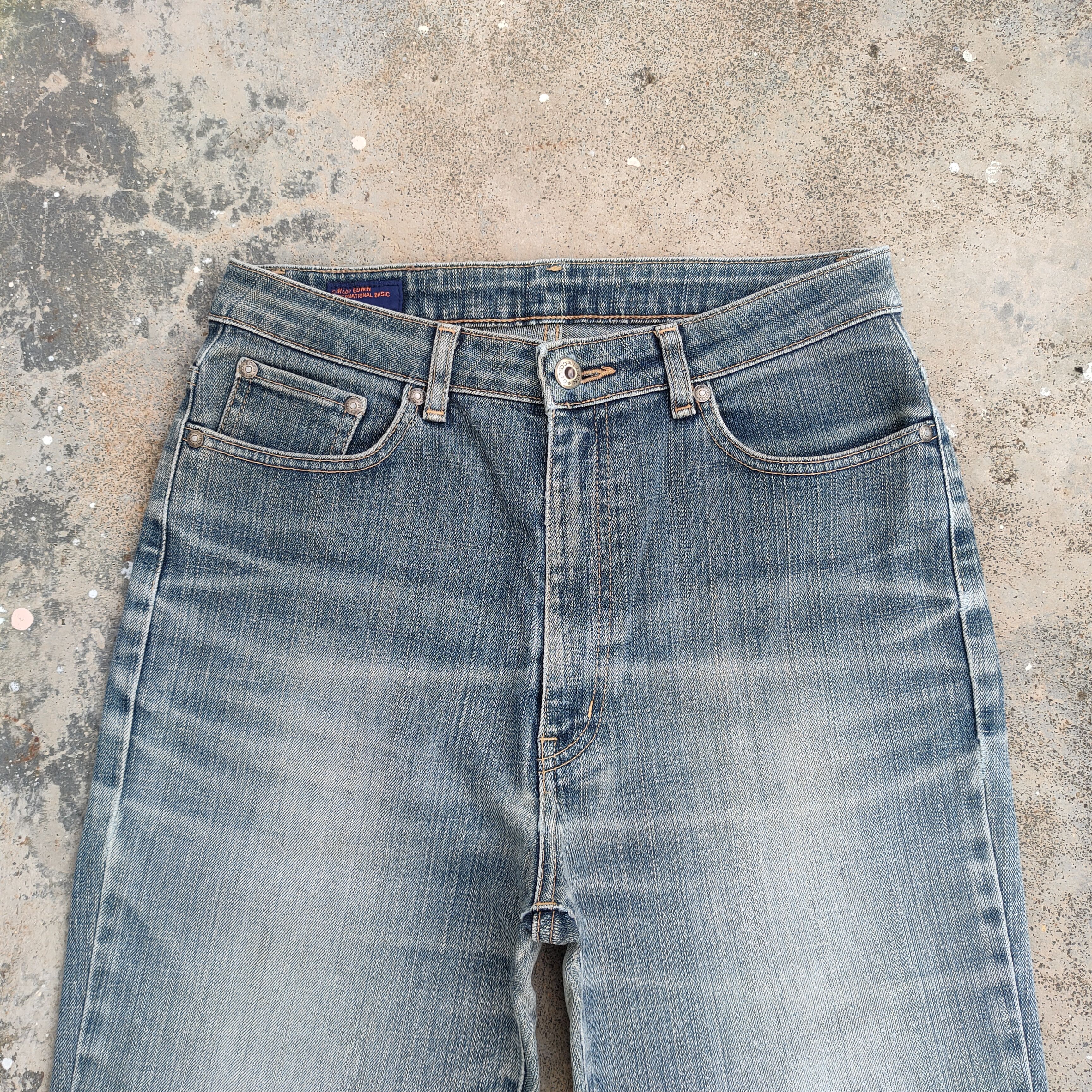 Edwin × Jean × Vintage VINTAGE MISS EDWIN WOMEN BOOTCUT FADED JEANS DENIM PANTS Size US 29 - 3 Thumbnail