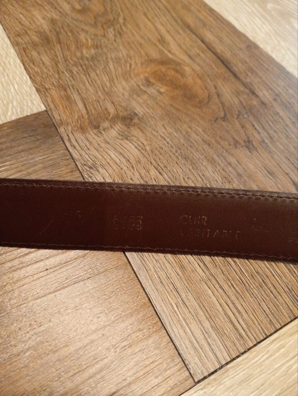 Longchamp VINTAGE LONGCHAMP MONOGRAM LEATHER BELT Size ONE SIZE - 5 Thumbnail