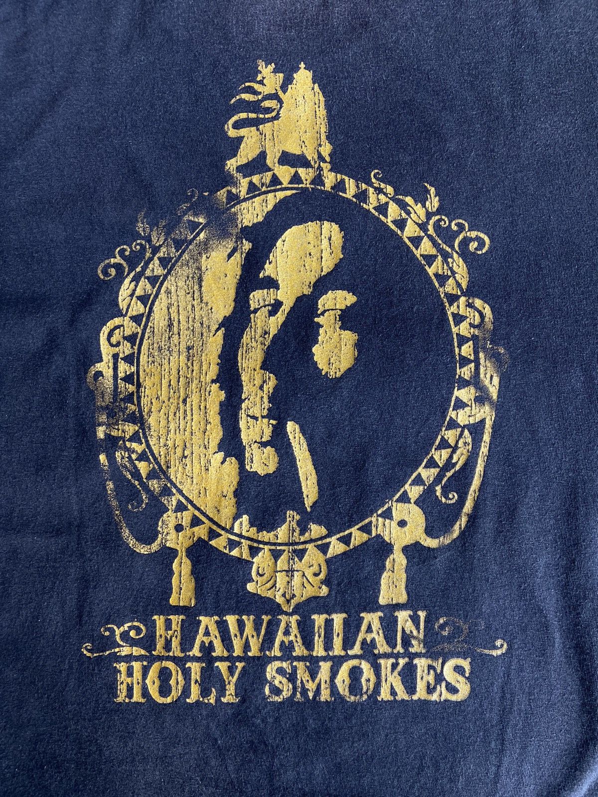 Band Tees × Vintage Vintage Hawaiian Holy Smoke Bob Marley T Shirt Size US L / EU 52-54 / 3 - 6 Thumbnail