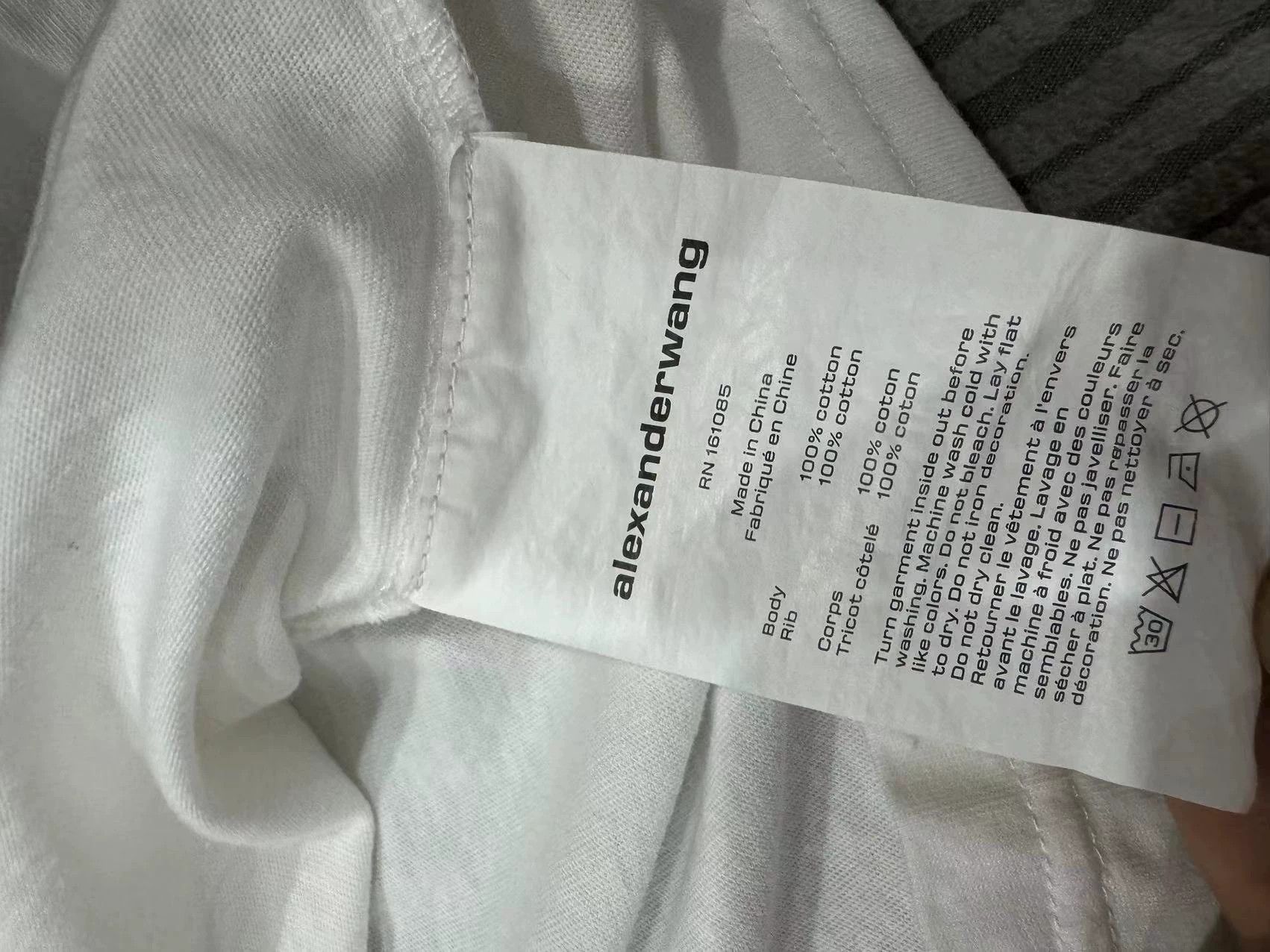 Alexander Wang Alexander Wang 99 new XS short sleeve tee Size XS / US 0-2 / IT 36-38 - 3 Thumbnail