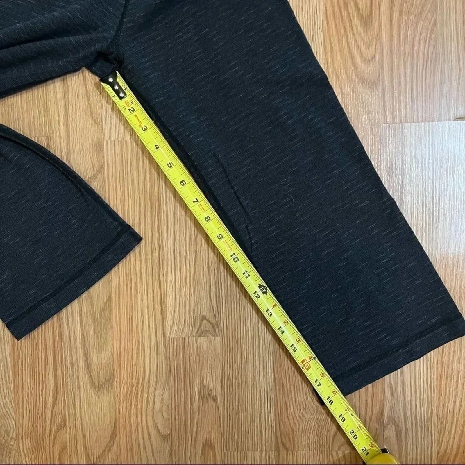 Lululemon Lululemon Groove Crop Leggings Heather Gray Banded Yoga 4 Size 27" / US 4 / IT 40 - 6 Thumbnail