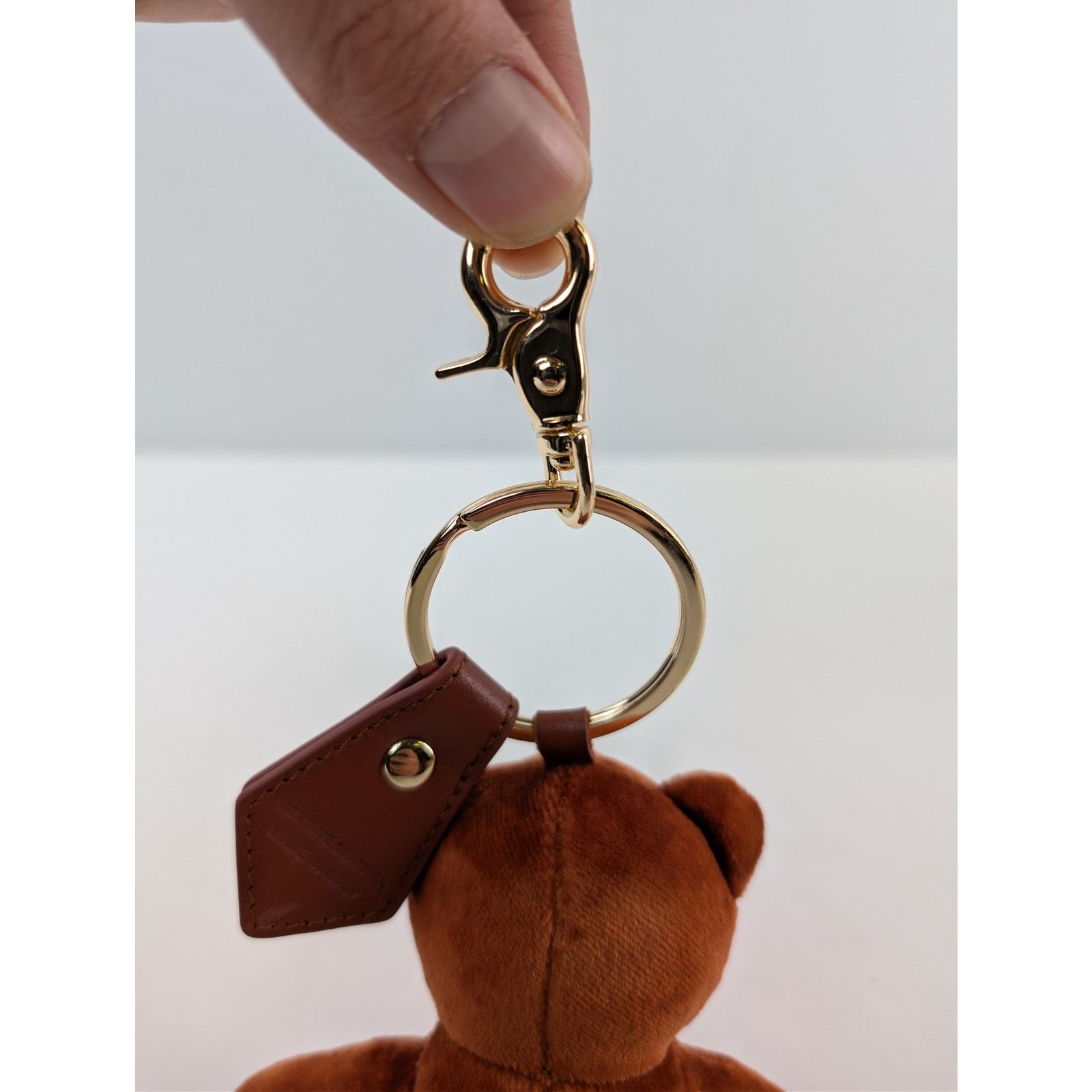 Vivienne Westwood o1rshd1 Size: OS / Teddy Bear Keyring in Burnt Orange Velvet Size ONE SIZE - 7 Thumbnail