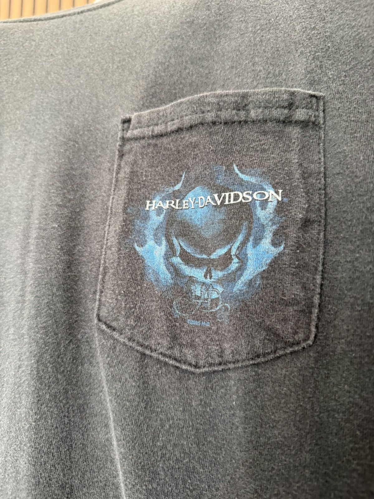 Harley Davidson 2003 Faded Harley Davidson Denver Colorado Eagle t-shirt Y2K Size US XXL / EU 58 / 5 - 3 Thumbnail
