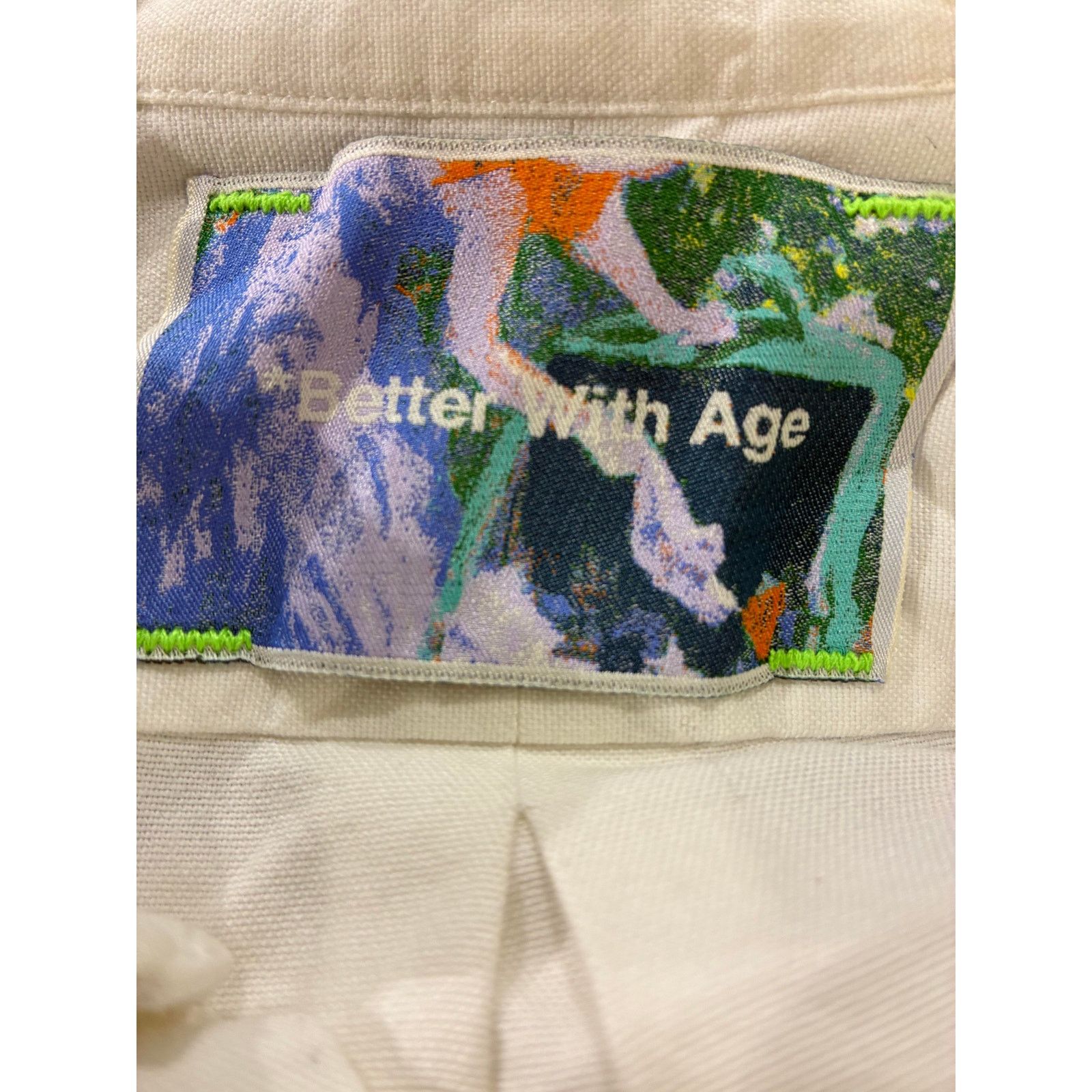 Better With Age Better With Age 'Road Trip' White Button Down Shirt Size US M / EU 48-50 / 2 - 5 Thumbnail
