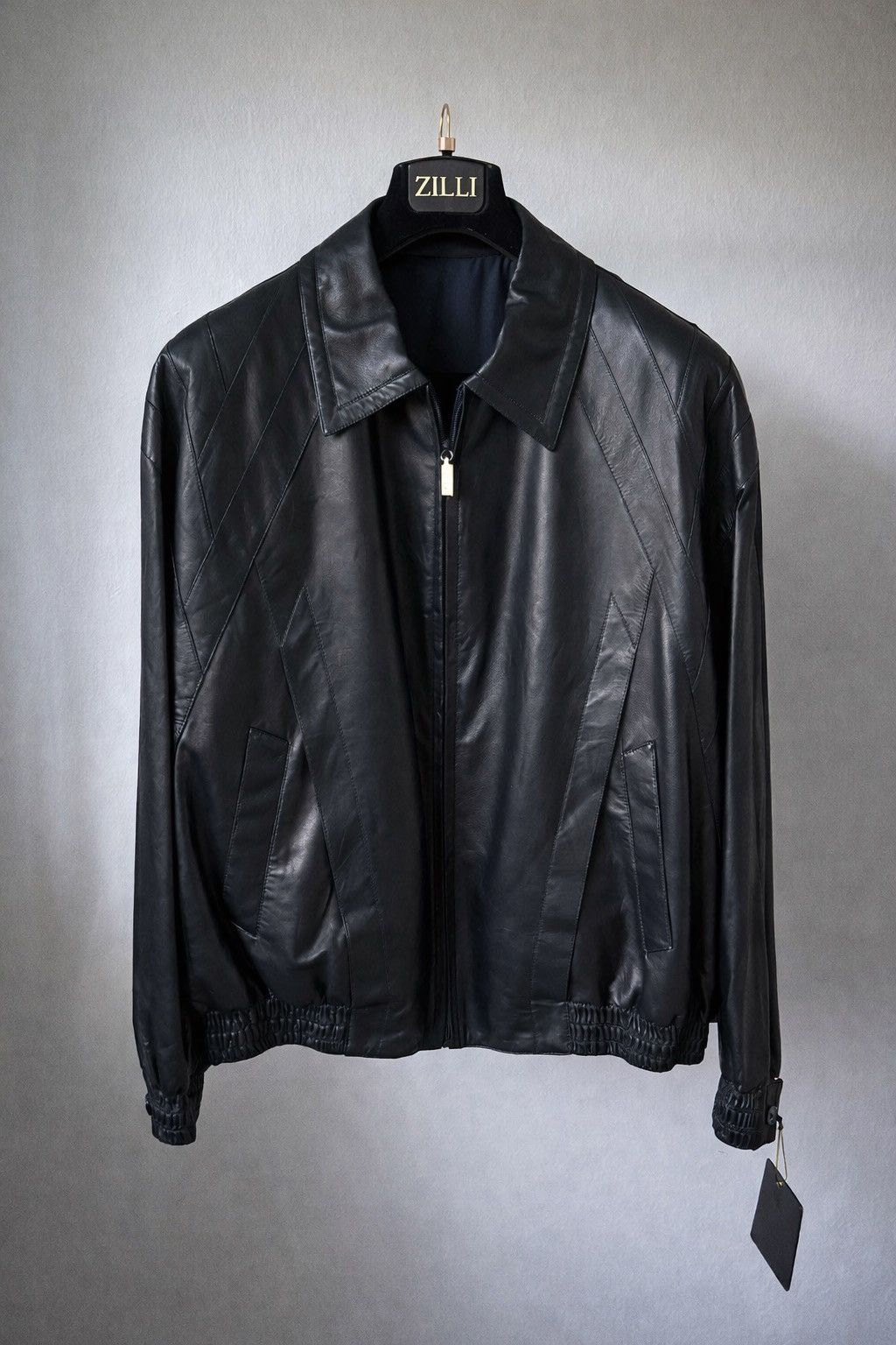 Zilli Zilli DAVENIA Reversible Lambskin Silk Blouson Jacket 52 Size US L / EU 52-54 / 3 - 1 Thumbnail