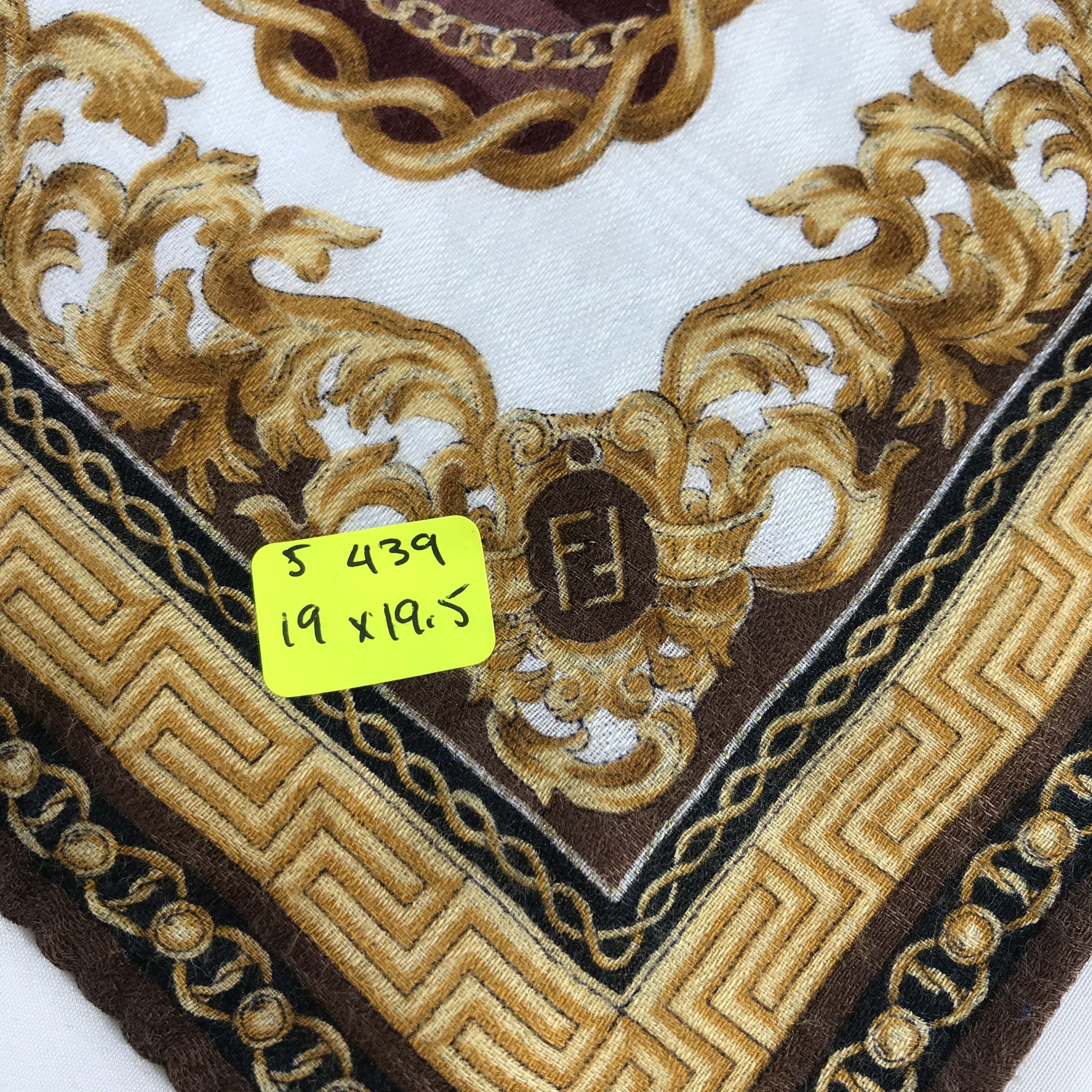 Vintage Vintage Fendi Bandana / Handkerchief / Neckerchief - S439 Size ONE SIZE - 5 Thumbnail