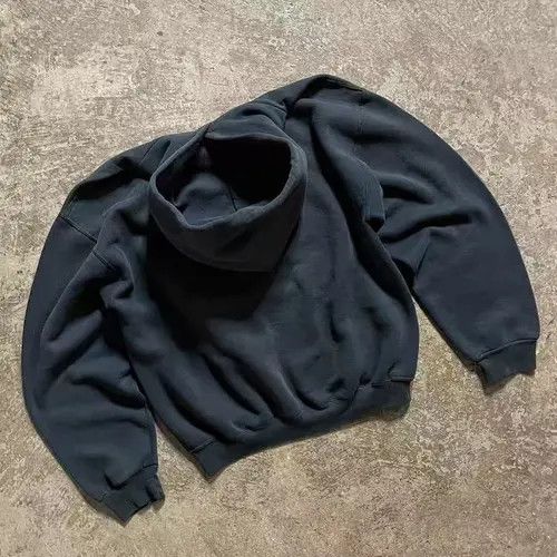 VIBE Black solid color letter print oversize hoodie Size US L / EU 52-54 / 3 - 4 Thumbnail