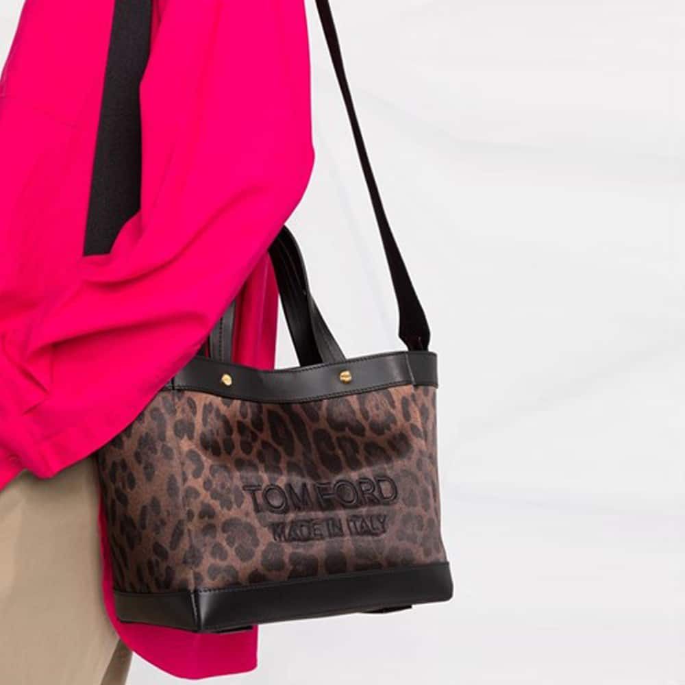 Tom Ford o1loc1c0724 Size: OS / Tote Bag in Leopard Size ONE SIZE - 2 Thumbnail