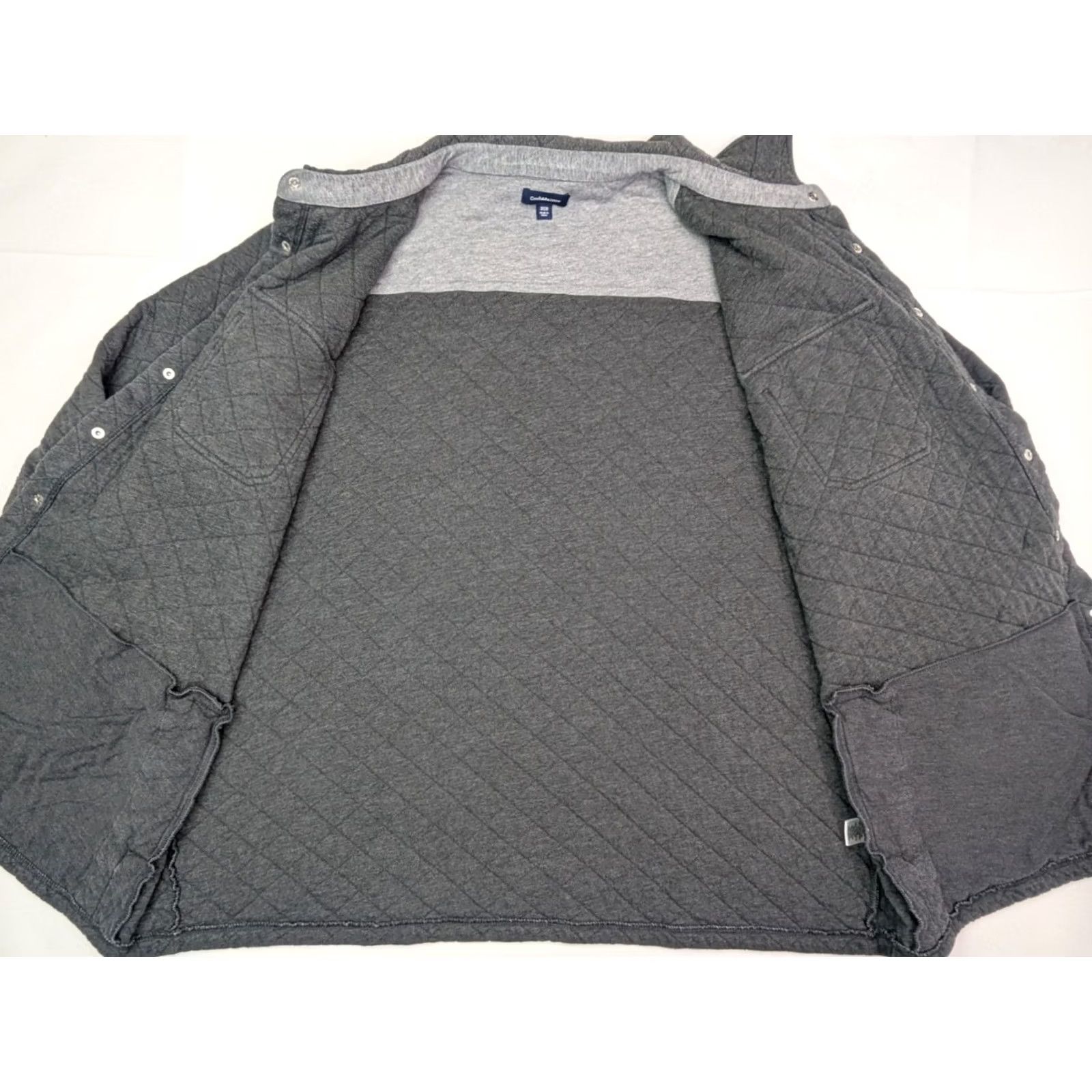 Croft & Barrow Croft & Barrow Quilted Jacket Gray 3XB Men Shirt/Coat/Coat? Size US XXL / EU 58 / 5 - 4 Thumbnail